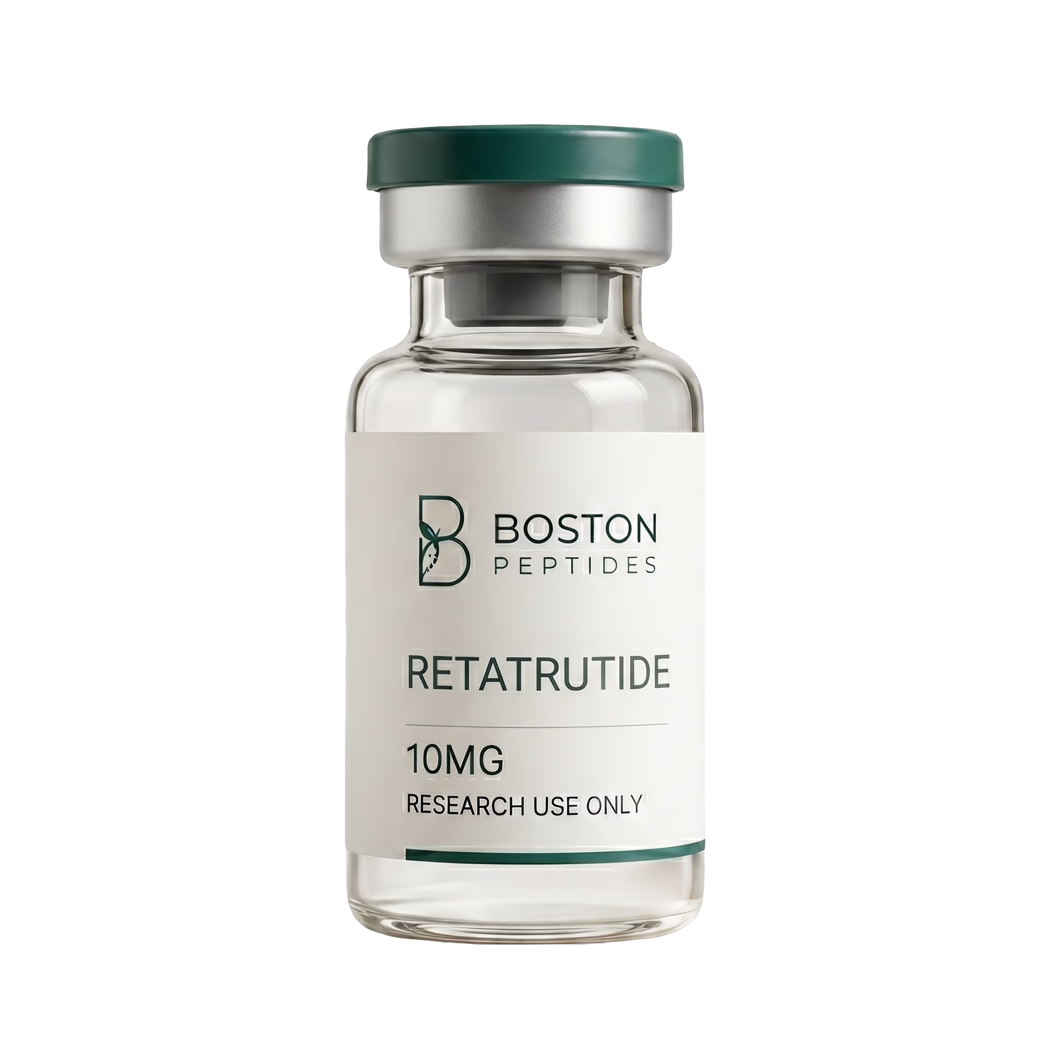 Флакон исследовательского пептида Retatrutide 10 мг от Boston Peptides Казахстан